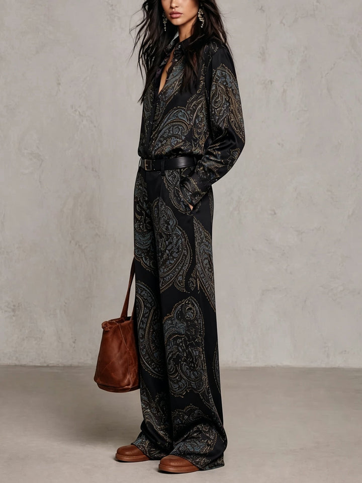 Lorelei - Seidiger Paisley-Zweiteiler