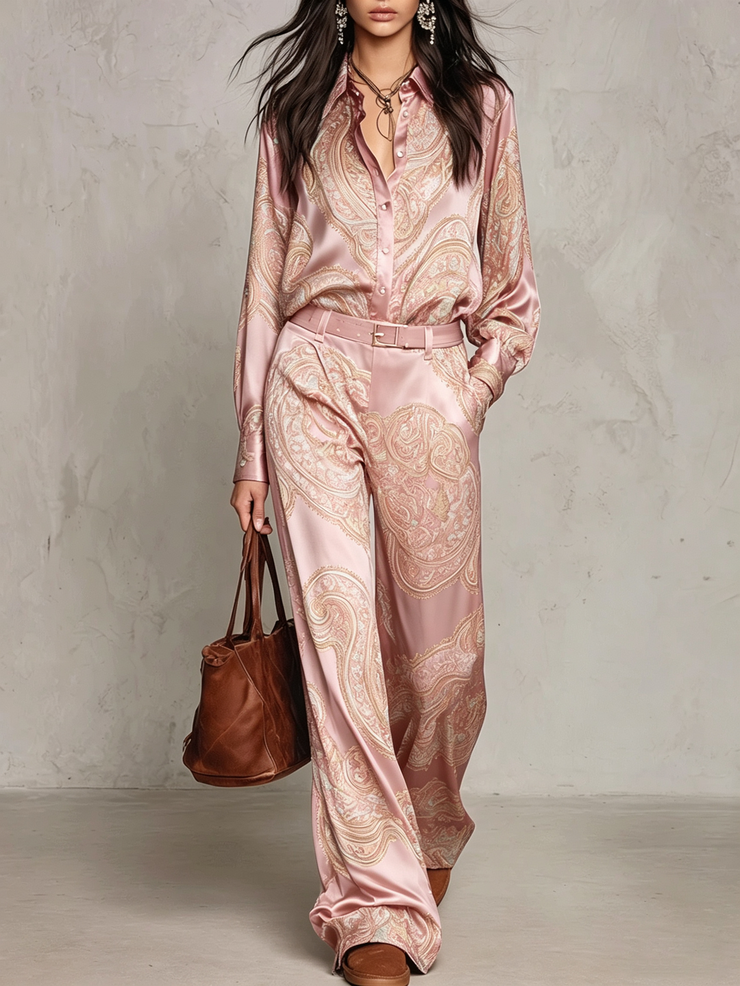 Lorelei - Seidiger Paisley-Zweiteiler