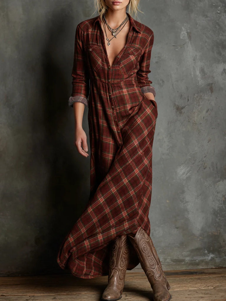 Zuri - Elegantes Maxi-Hemdkleid