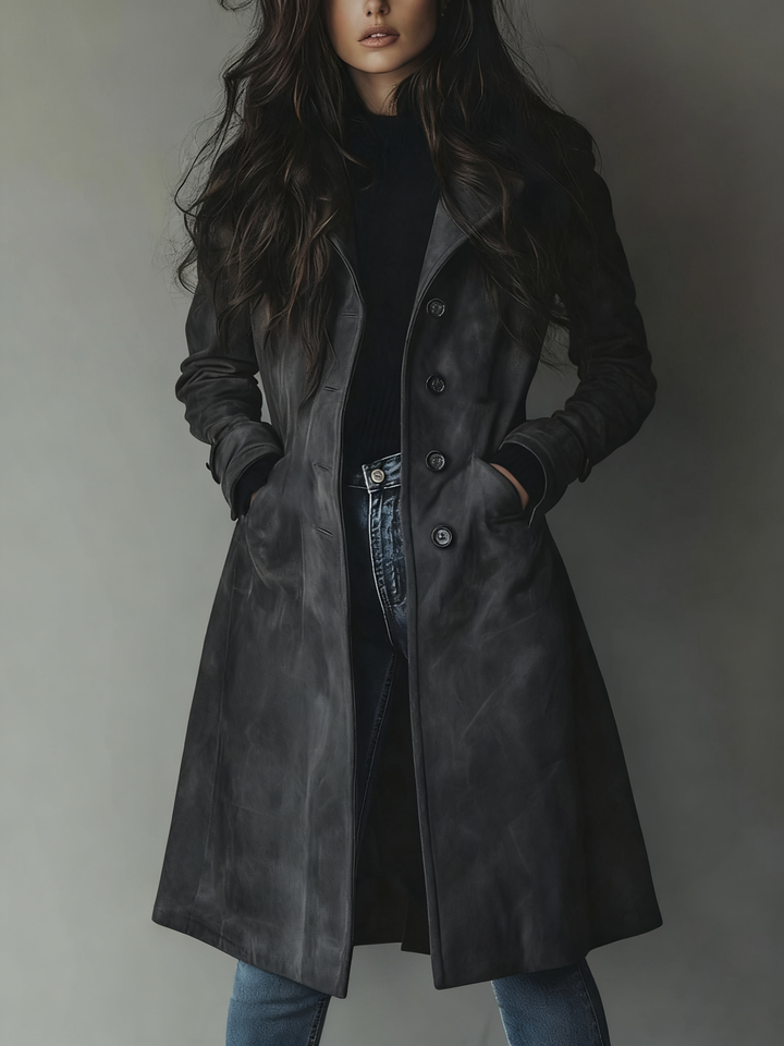 Ferlina - Soft-Touch-Trenchcoat