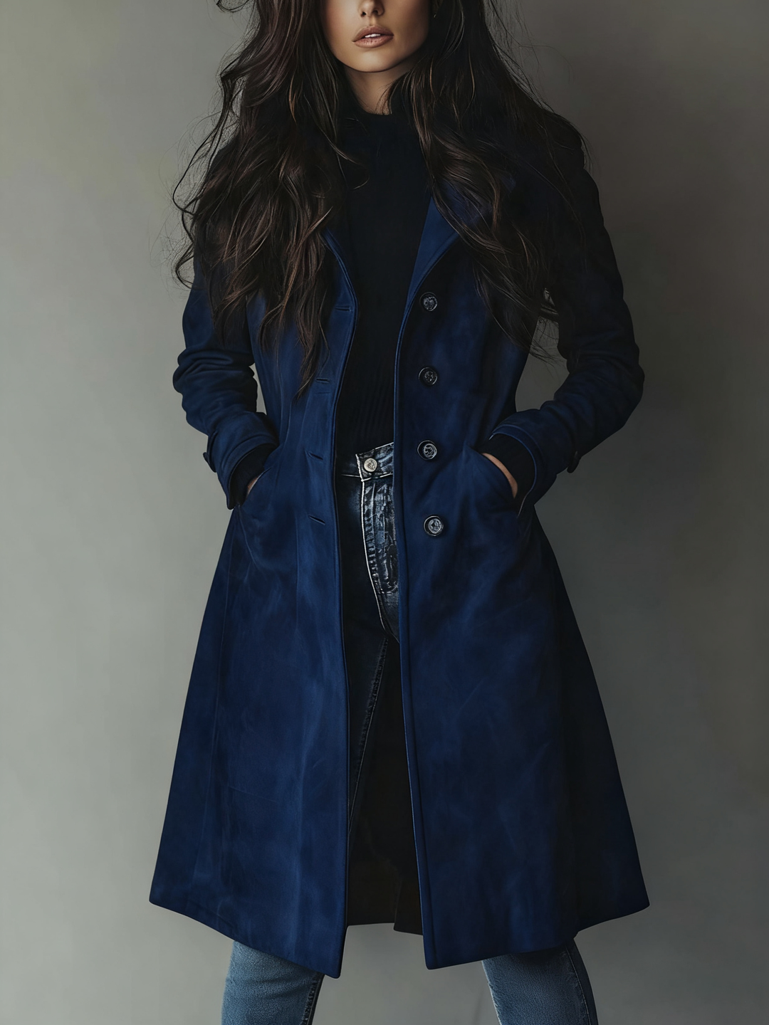 Ferlina - Soft-Touch-Trenchcoat