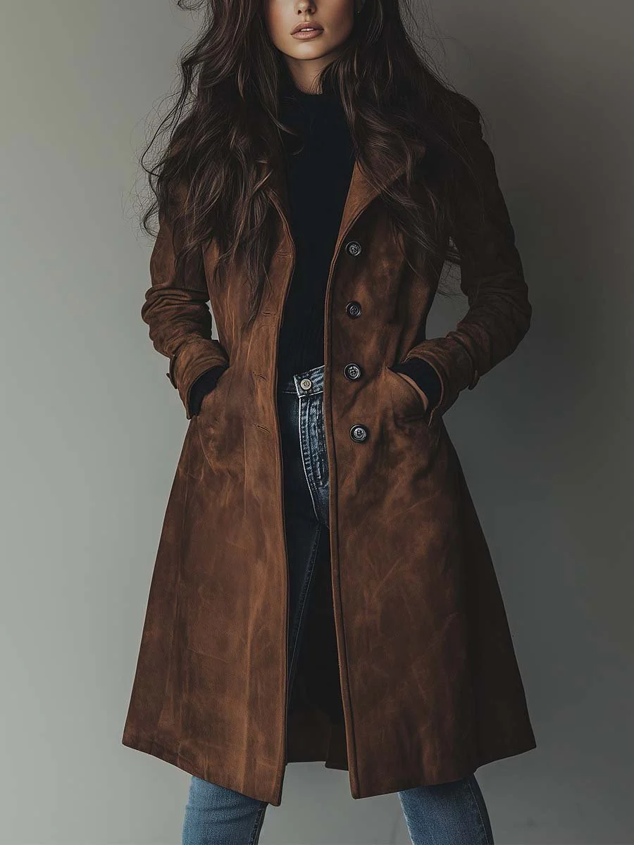 Ferlina - Soft-Touch-Trenchcoat