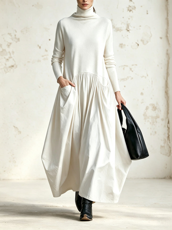 Jessa - Soft-Touch Oversized-Kleid