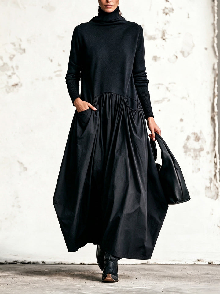 Jessa - Soft-Touch Oversized-Kleid