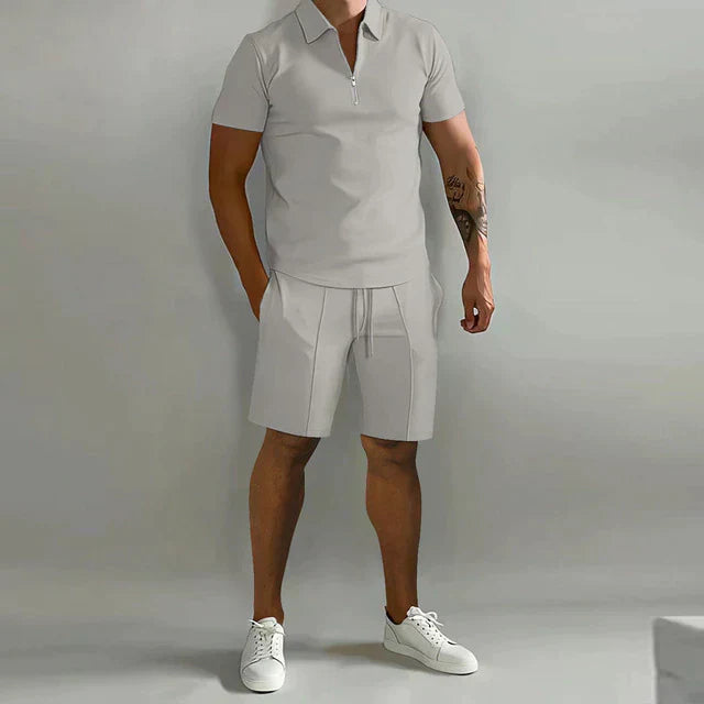 Fenton - Leichtes Set aus Poloshirt und Shorts