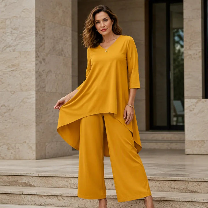 Laurivelle - Soft-Touch-Maxikleid in großen Größen