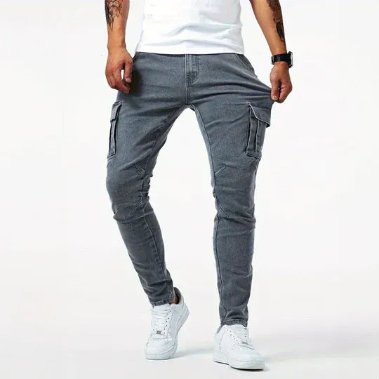 Uriah - Performance-Stretch-Cargo-Jeans