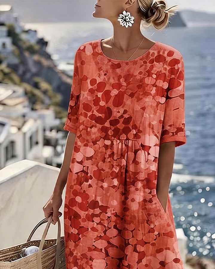 Adria - Midikleid in A-Linie mit weichem Griff