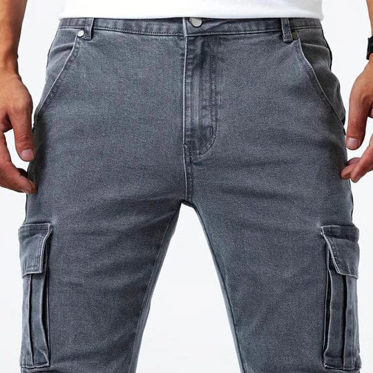 Uriah - Performance-Stretch-Cargo-Jeans