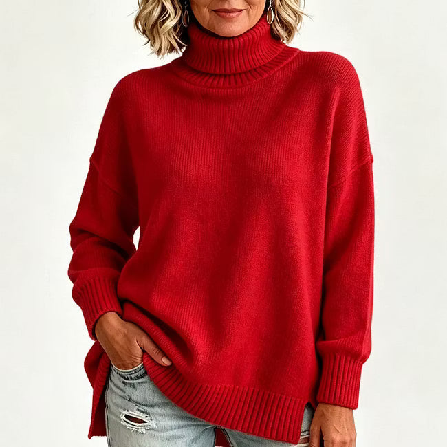 Bettina - Legerer Langarm-Strickpullover