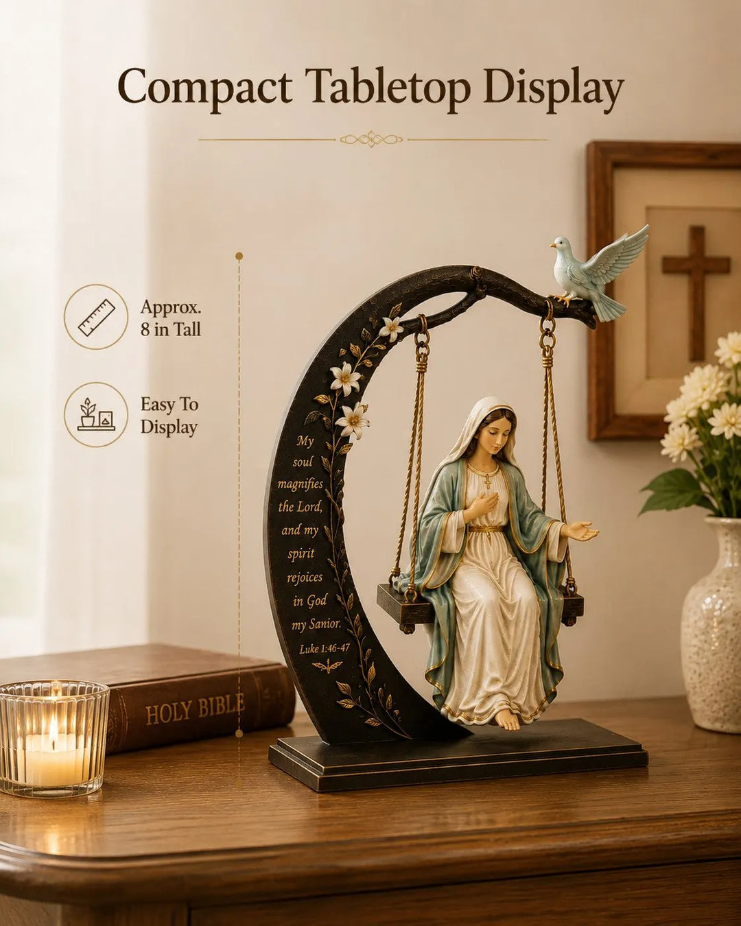 Calienne - Unsere Dame Swing-Tischskulptur