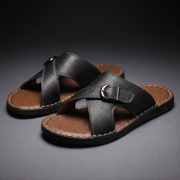 Camden - Premium Kreuzriemen-Sandalen