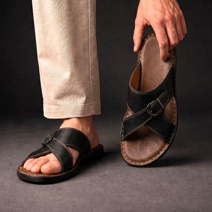 Camden - Premium Kreuzriemen-Sandalen
