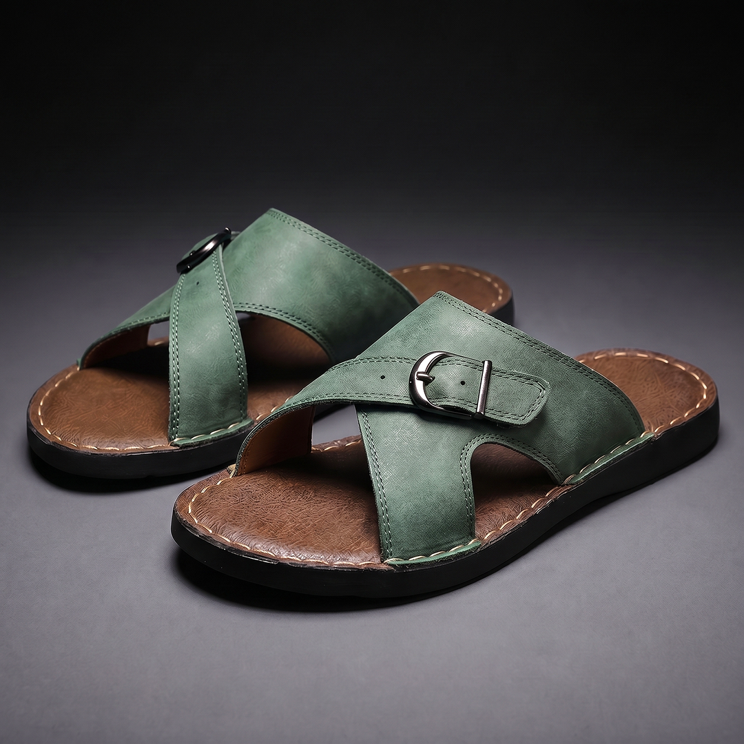 Camden - Premium Kreuzriemen-Sandalen