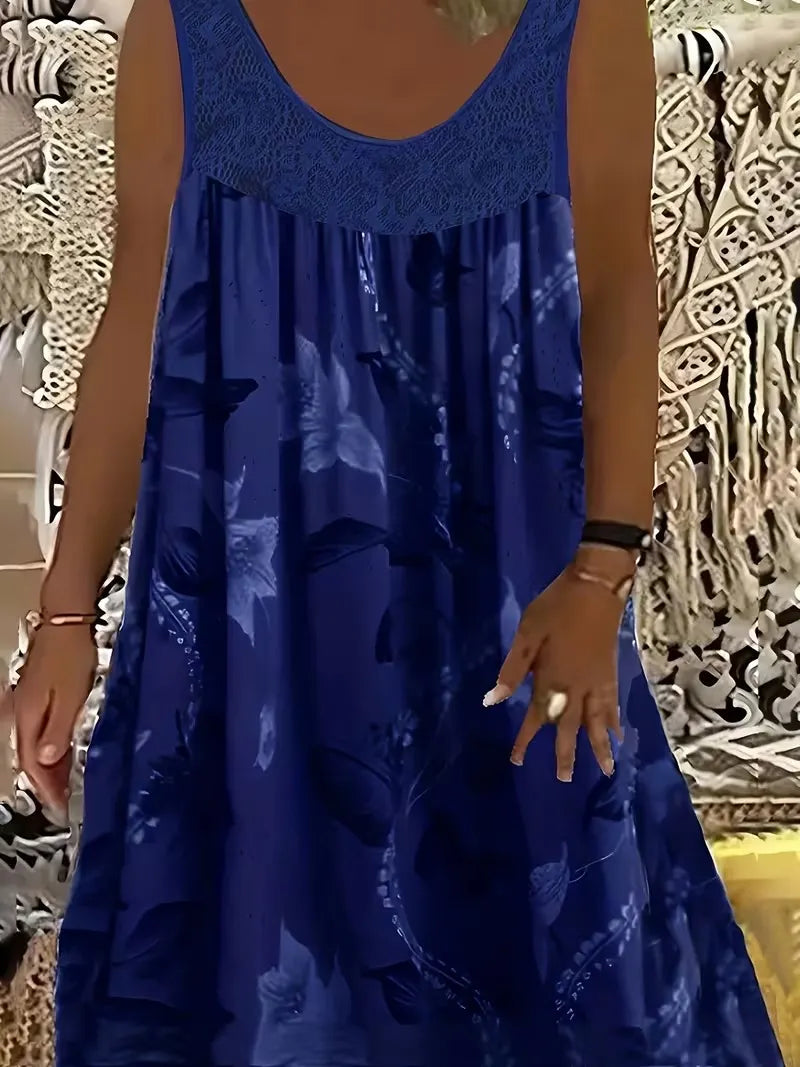 Ariadne - Elegantes Shiftkleid mit Blumenprint