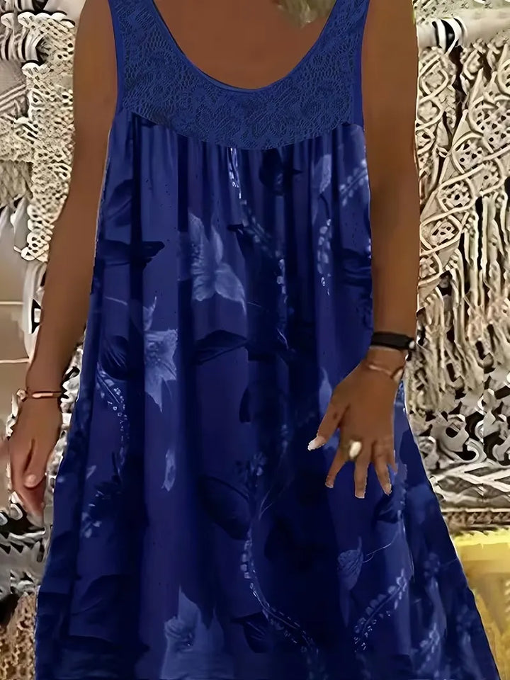 Ariadne - Elegantes Shiftkleid mit Blumenprint