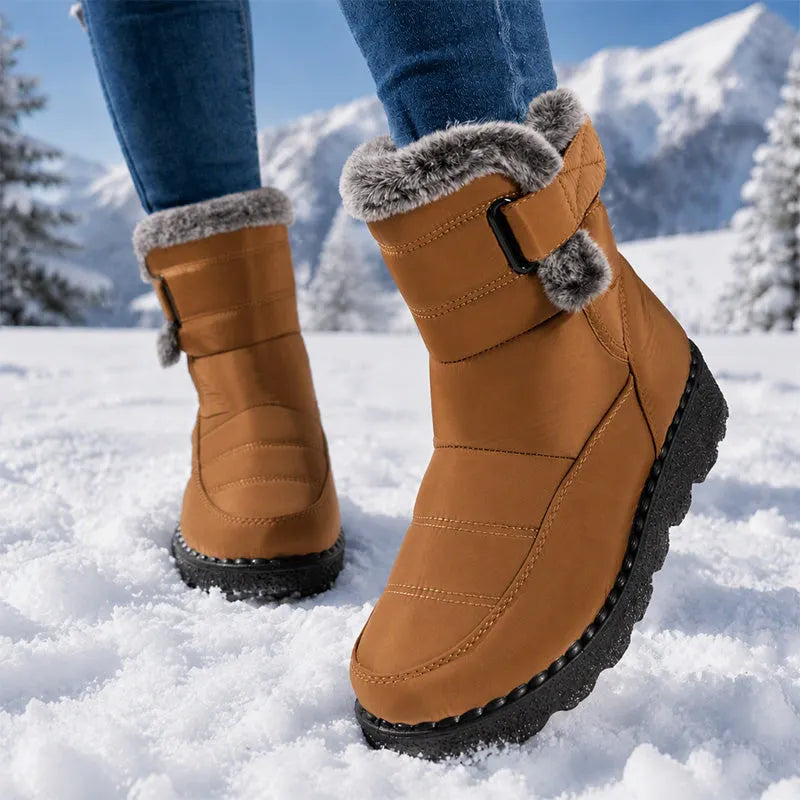 Adina - Winterstiefeletten mit Plüschbesatz
