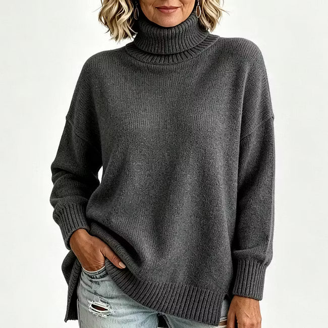 Bettina - Legerer Langarm-Strickpullover