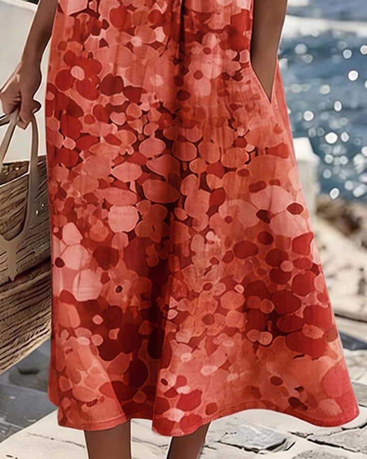 Adria - Midikleid in A-Linie mit weichem Griff