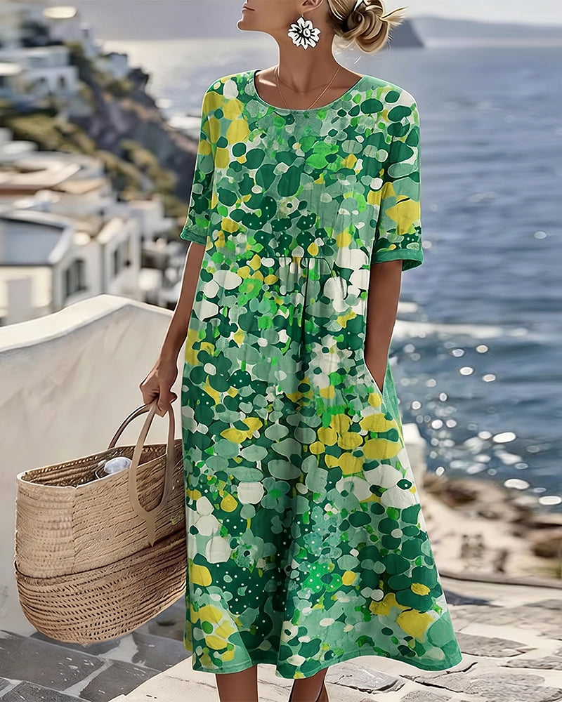 Adria - Midikleid in A-Linie mit weichem Griff