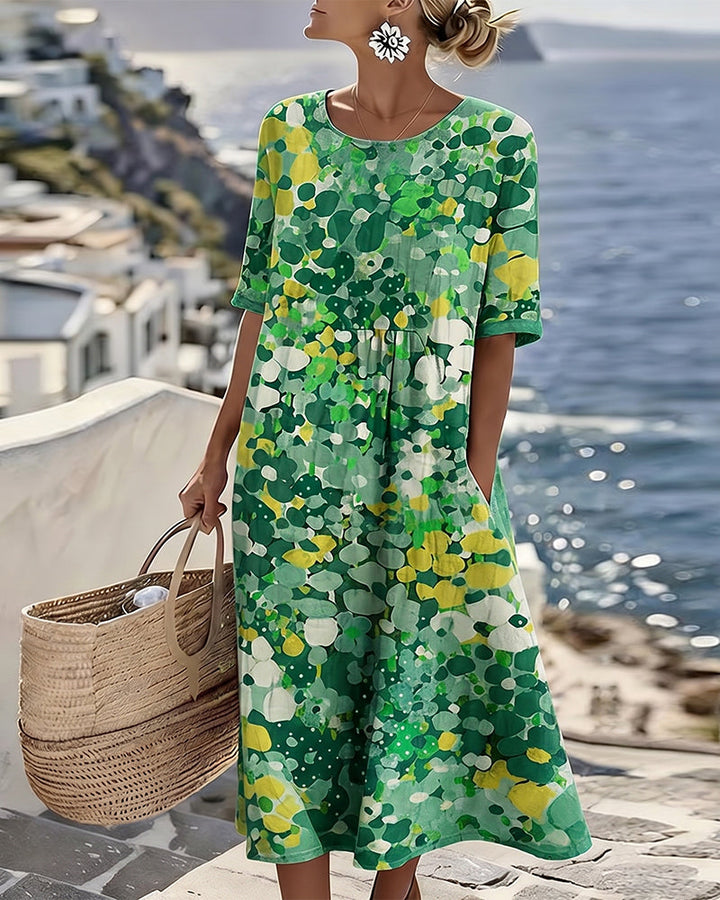 Adria - Midikleid in A-Linie mit weichem Griff