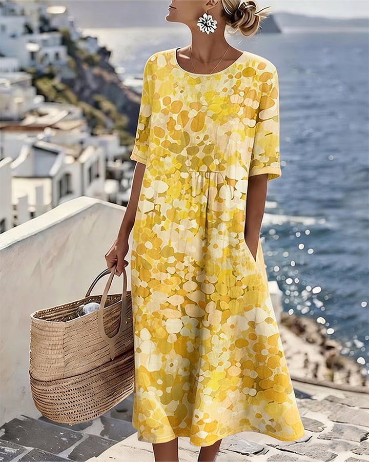Adria - Midikleid in A-Linie mit weichem Griff
