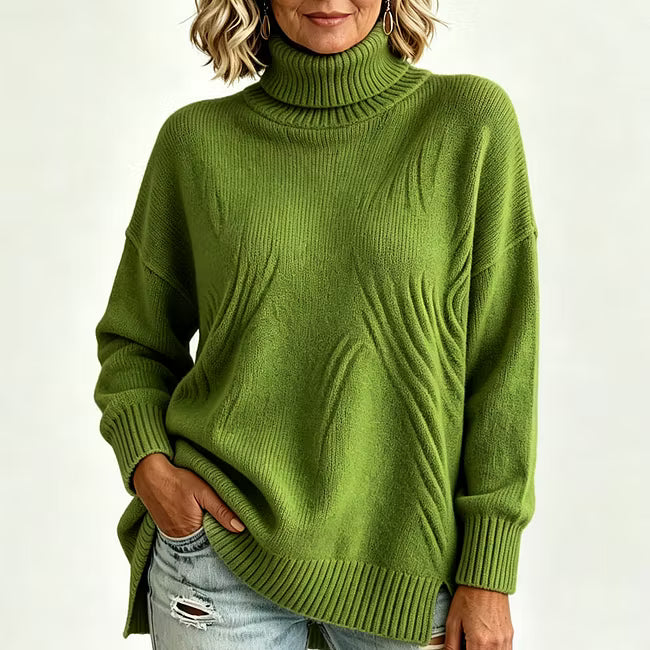 Bettina - Legerer Langarm-Strickpullover