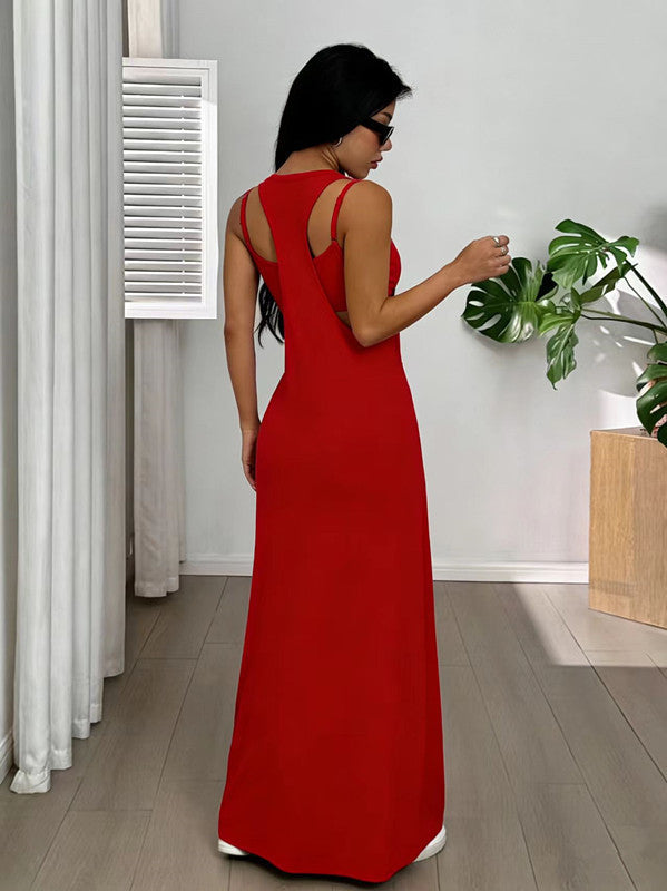 Evania - Mehrlagiges Maxikleid-Set