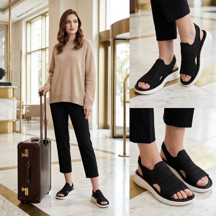 Aerin - Gepolsterte Plateausandalen