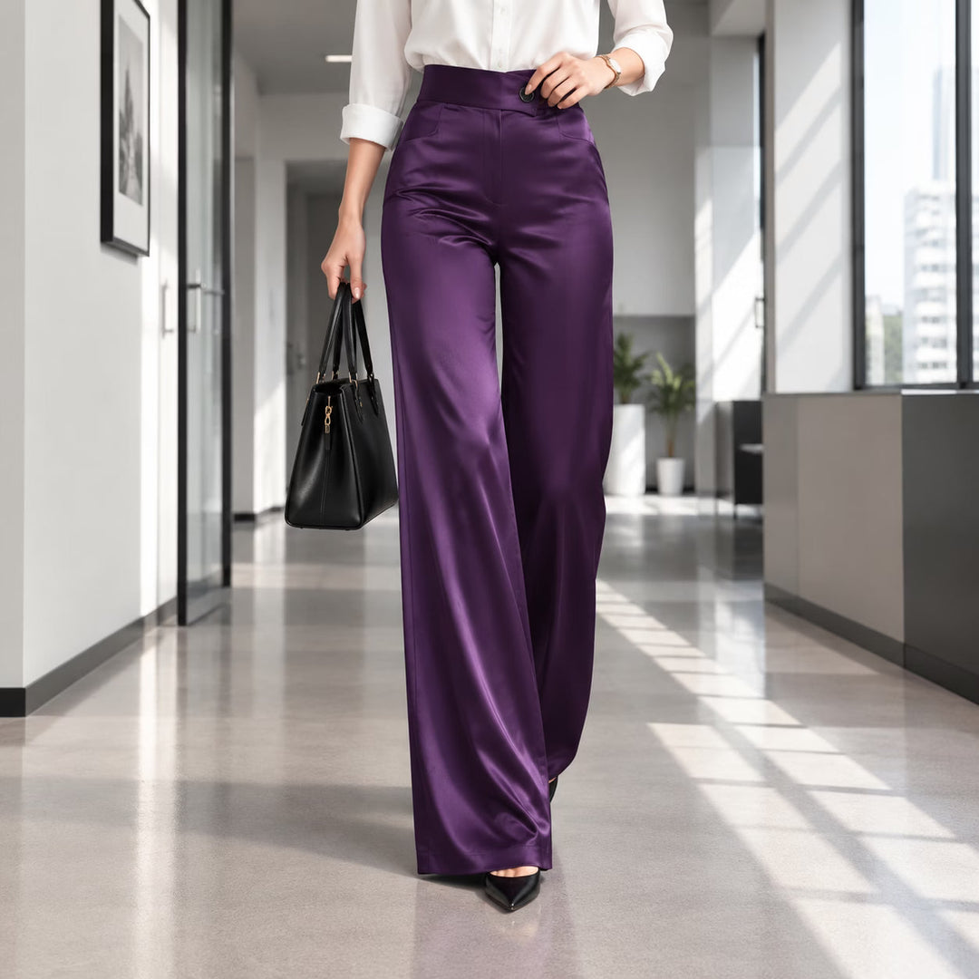 Anouk - Elegante, weite High-Waist-Hose