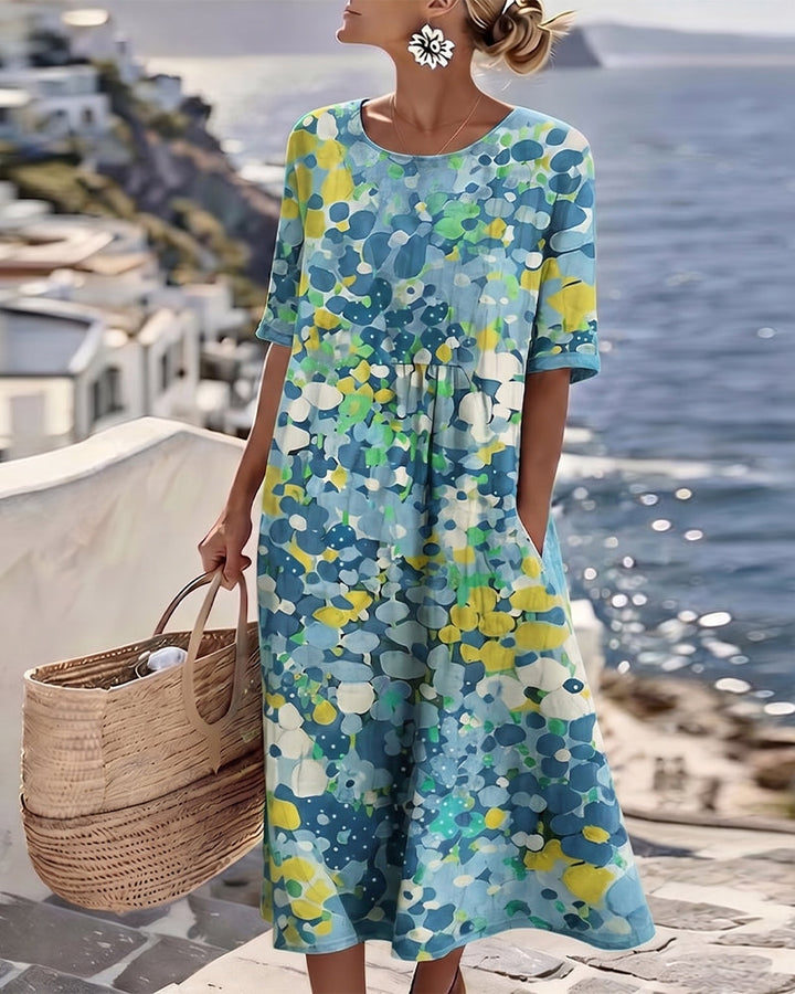 Adria - Midikleid in A-Linie mit weichem Griff