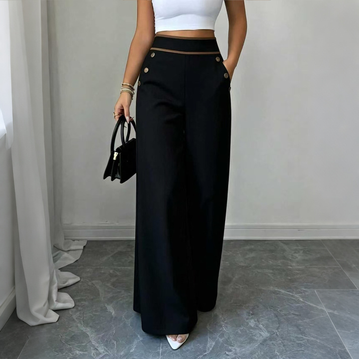 Oriessa - Hoch taillierte Matrosenhose