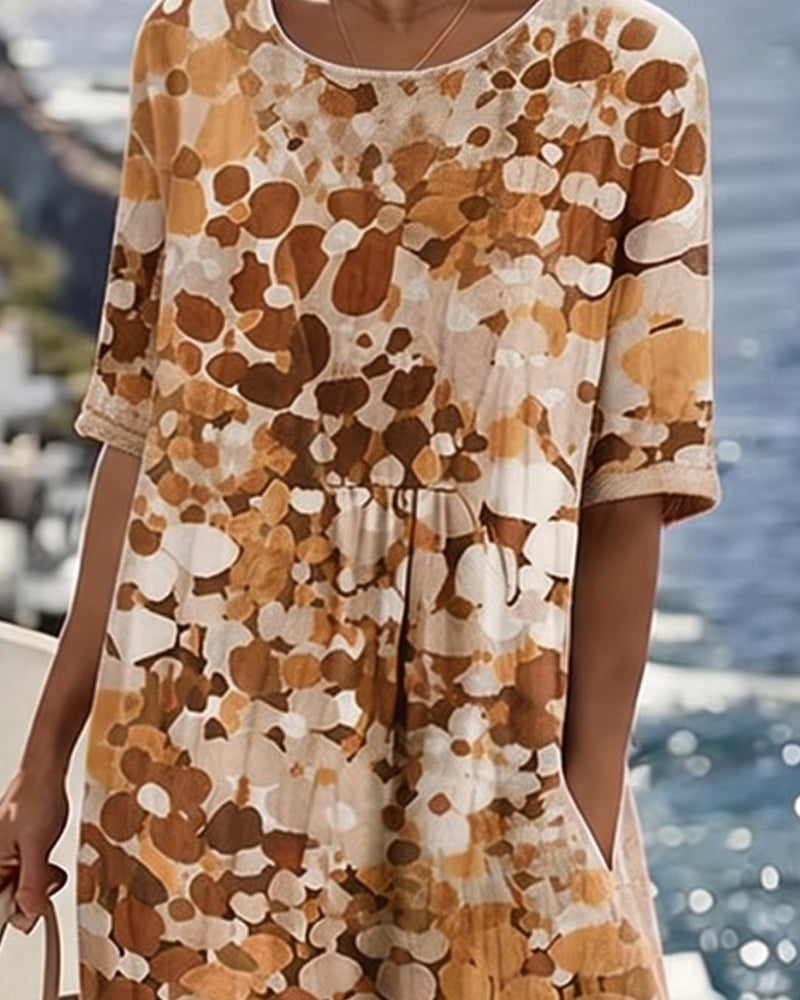 Adria - Midikleid in A-Linie mit weichem Griff