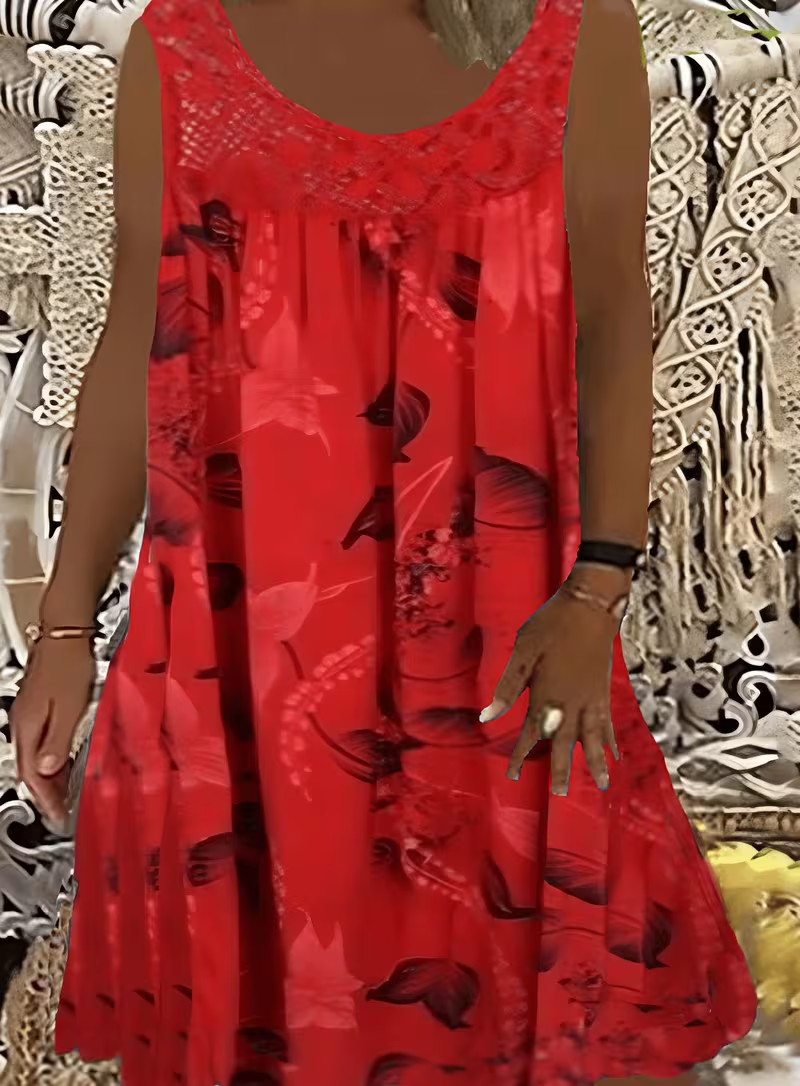 Ariadne - Elegantes Shiftkleid mit Blumenprint