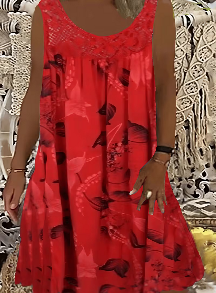 Ariadne - Elegantes Shiftkleid mit Blumenprint