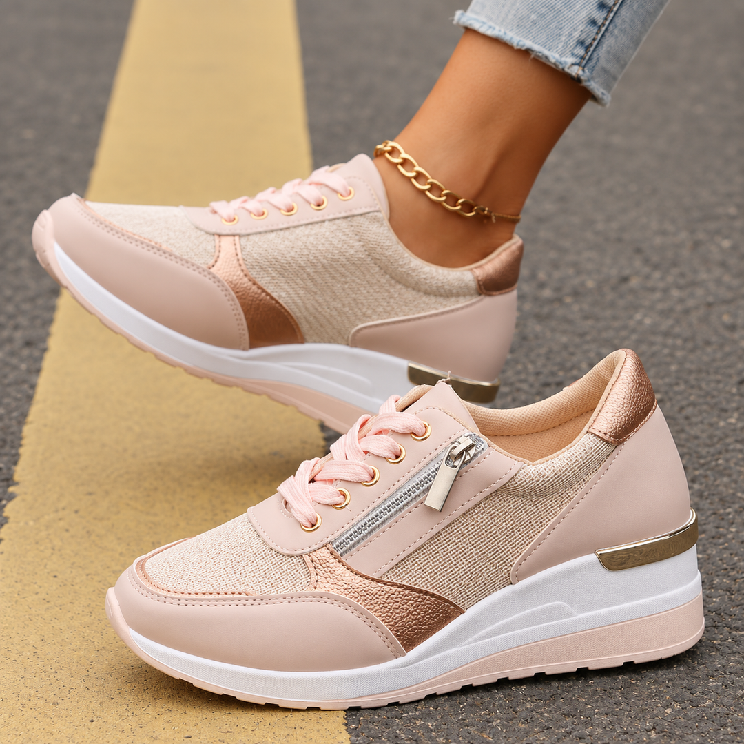 Annice - Bequemer Sneaker mit seitlichem Reißverschluss