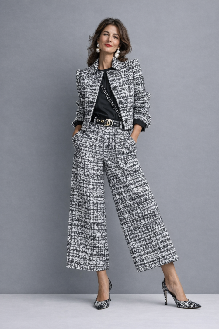 Arielyn - Maßgeschneidertes Blazer-und-Hosen-Set