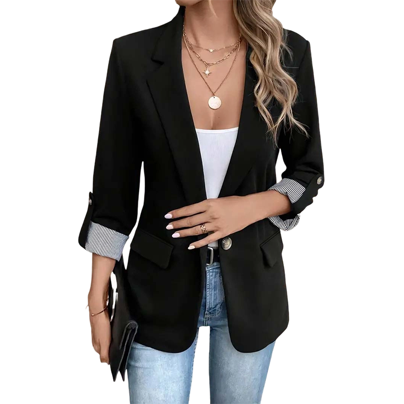 Neravelle - Taillierter Blazer mit gekrempelten Ärmeln