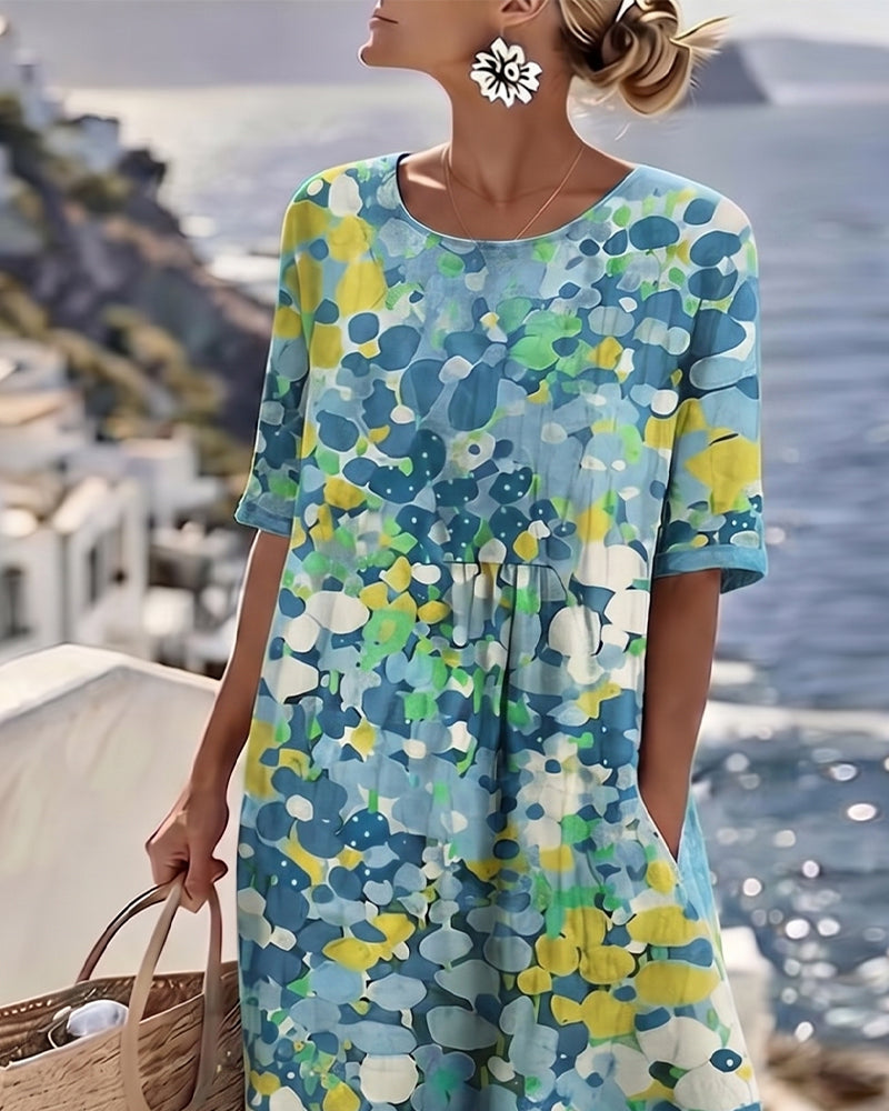 Adria - Midikleid in A-Linie mit weichem Griff