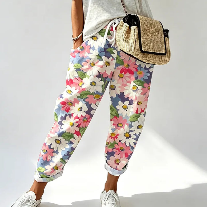 Solene - Jogginghose mit Blumenprint