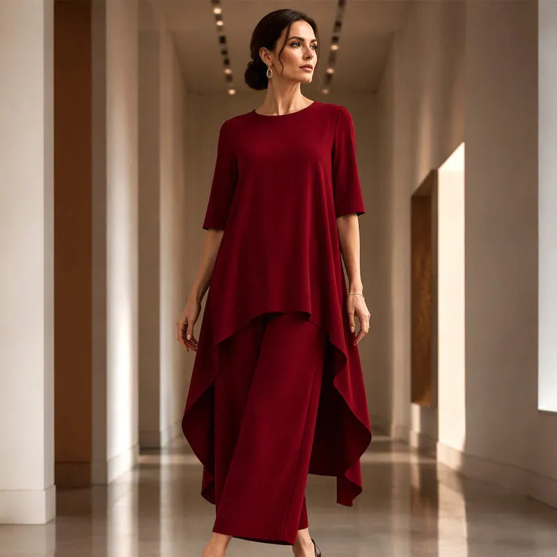 Laurivelle - Soft-Touch-Maxikleid in großen Größen