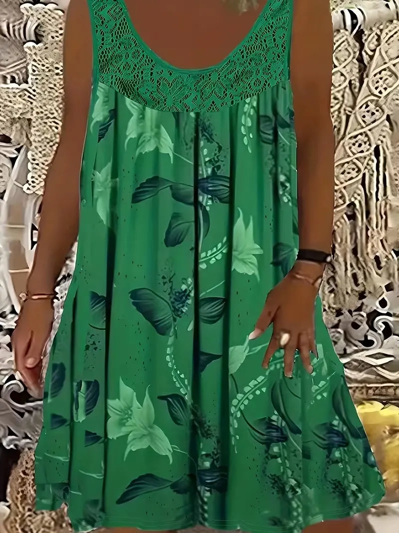Ariadne - Elegantes Shiftkleid mit Blumenprint