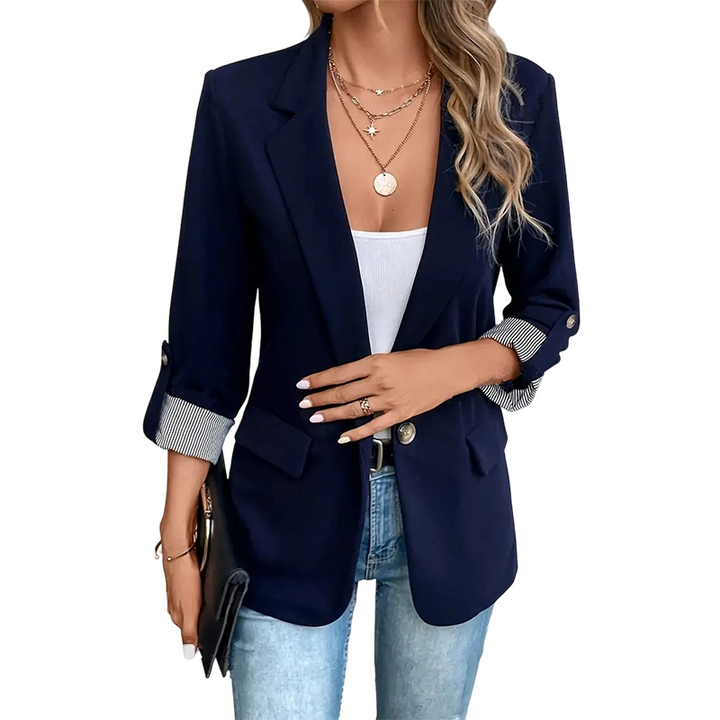 Neravelle - Taillierter Blazer mit gekrempelten Ärmeln
