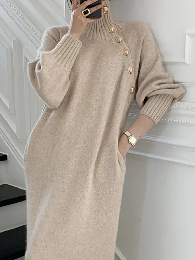Alize - Soft-Touch-Rollkragenkleid