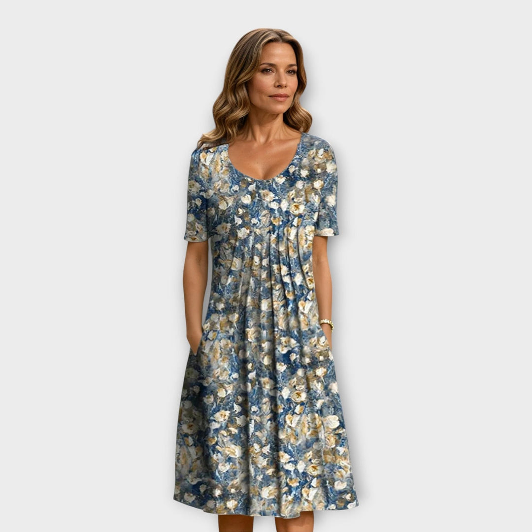 Ailith - Drapiertes Kleid mit weicher Haptik