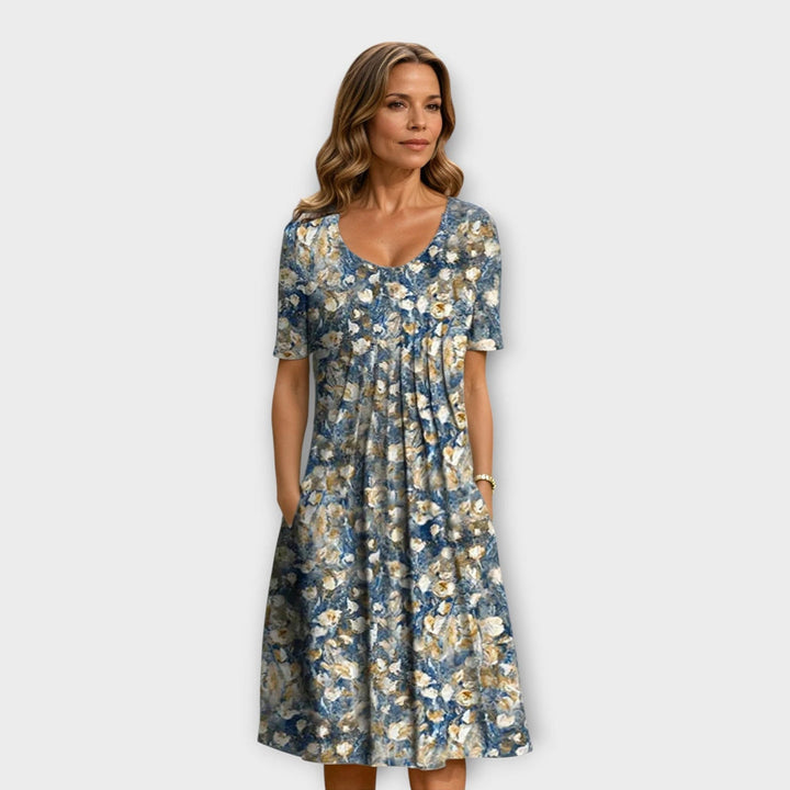 Ailith - Drapiertes Kleid mit weicher Haptik