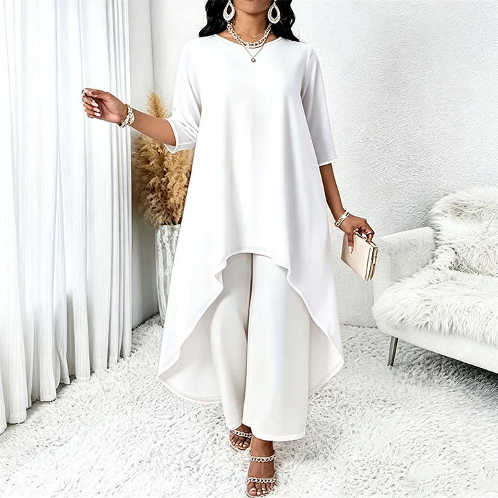 Laurivelle - Soft-Touch-Maxikleid in großen Größen