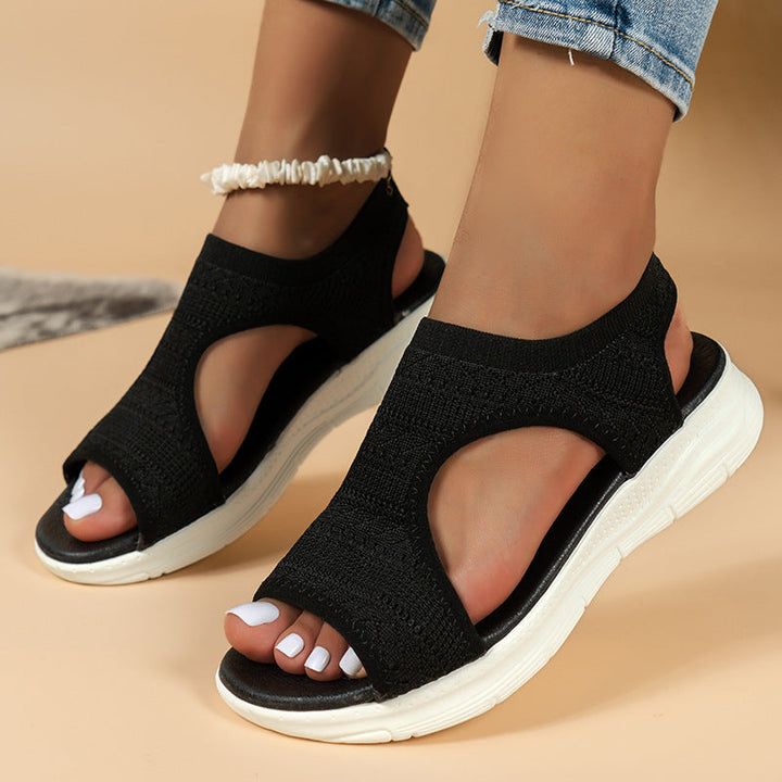 Rory - Gepolsterte Sandalen mit offener Zehenpartie