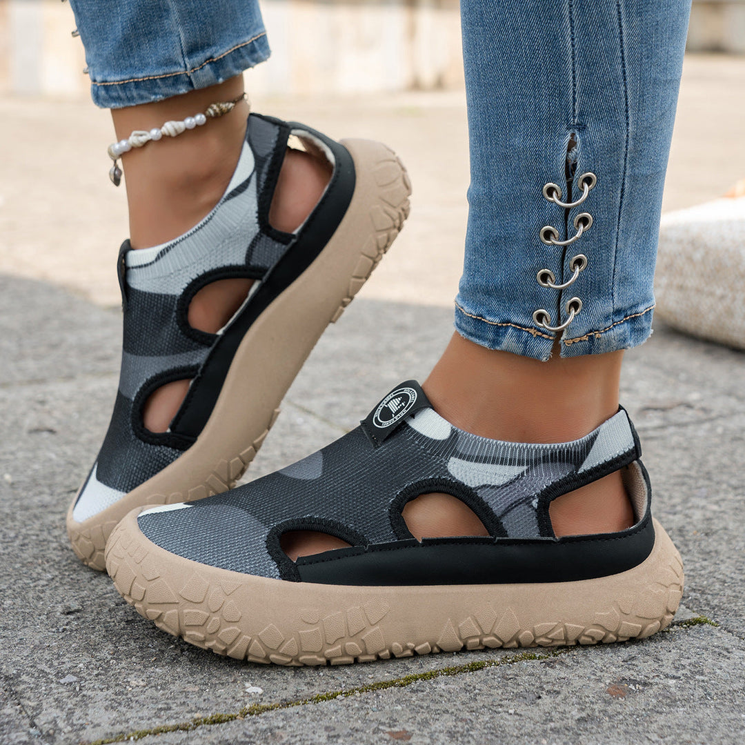 Maelina - Gepolsterte orthopädische Walking-Sneaker