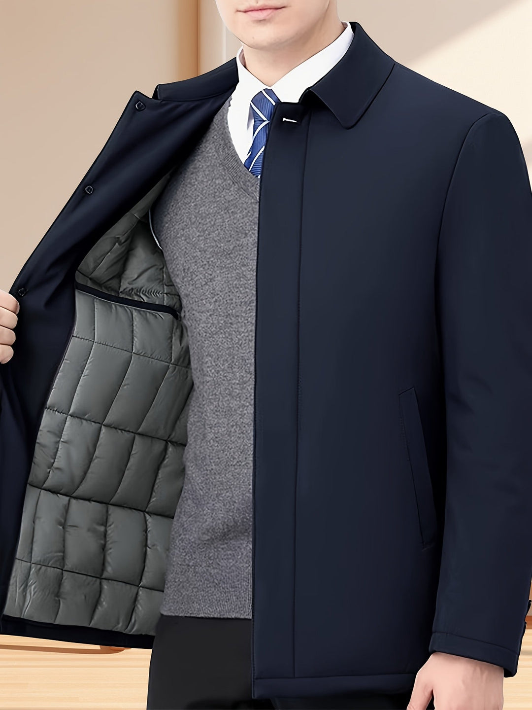 Beldren - strukturierte klassische Jacke